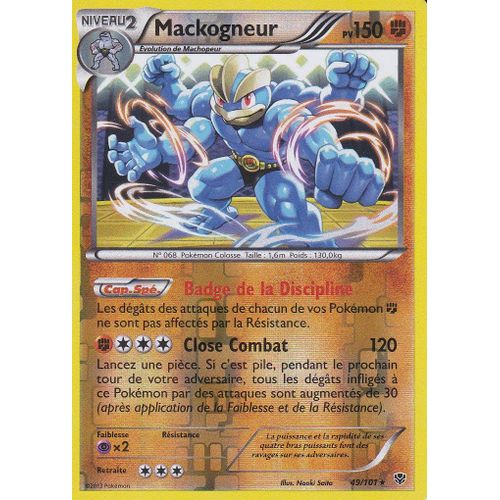 Carte Pokemon - Mackogneur - 49/101 - Holo Reverse - Explosion Plasma - Version Francaise -