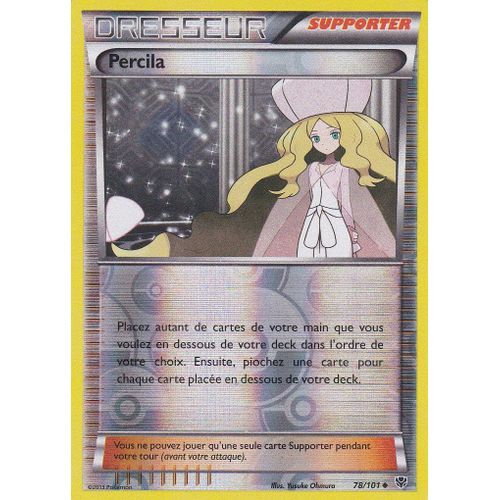 Carte Pokemon - Percila - 78/101 - Reverse - Explosion Plasma - Version Francaise -