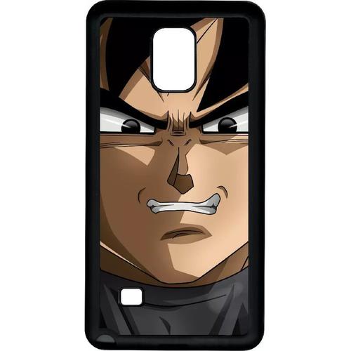 Coque Pour Galaxy Note 4 - Dbz Black Goku Silent Warrior - Noir