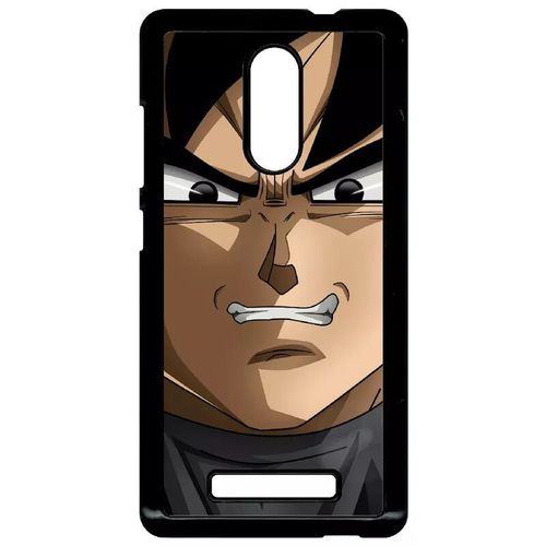 Coque Pour Xiaomi Redmi Note 3 - Dbz Black Goku Silent Warrior - Noir