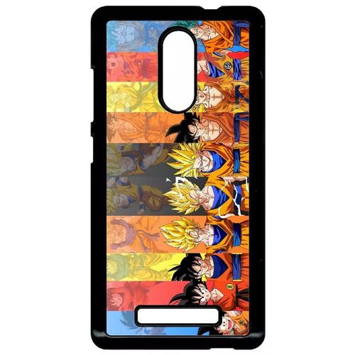 Coque Pour Xiaomi Redmi Note 3 - Dbz Sangoku Le Chemin Du Guerrier Saiyan - Noir