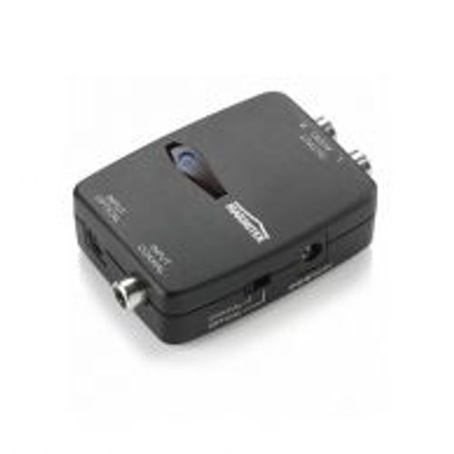 Convertisseur optique Toslink ou coaxial vers RCA stereo - Connect DA21 Marmitek - convertisseur audio numerique vers stereo analogique