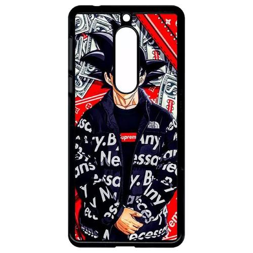 Coque Pour Nokia 5 - Dbz Goku Urban Saiyan Streetwise Fighter - Noir