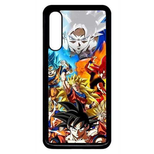 Coque Pour Xiaomi Mi 9 - Dbz Sangoku L Ascension Des Super Saiyans - Noir