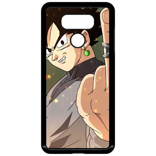 Coque Pour Lg G6 - Dbz Black Goku Fuck - Noir