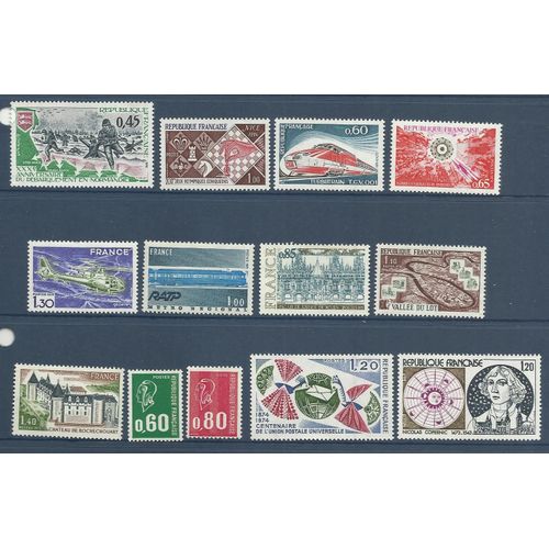 Timbres France Neufs 1974