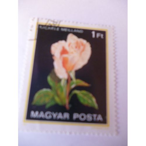Timbre "Rose Michelle Meillant;Magyar Posta".