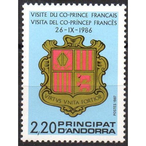 Visite Du Co - Prince Français Du 26/06/1986