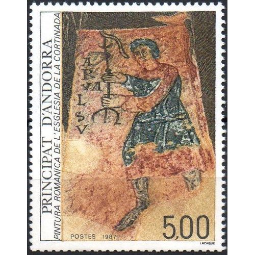 Peinture Romane De L' Église De La Cortinada