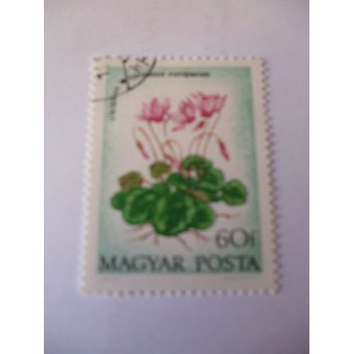 Timbre "Cyclamen;Magyar Posta "