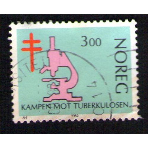 Norvege Oblitération Ronde Used Stamp Lutte Contre La Tuberculose 1982