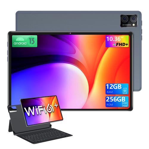 Tablette Tactile VANWIN G16 Wi-Fi - 10.36" FHD - RAM 12Go - ROM 256Go/1To TF - Android 13 - Gris - WiFi6 - Bookcover + Clavier