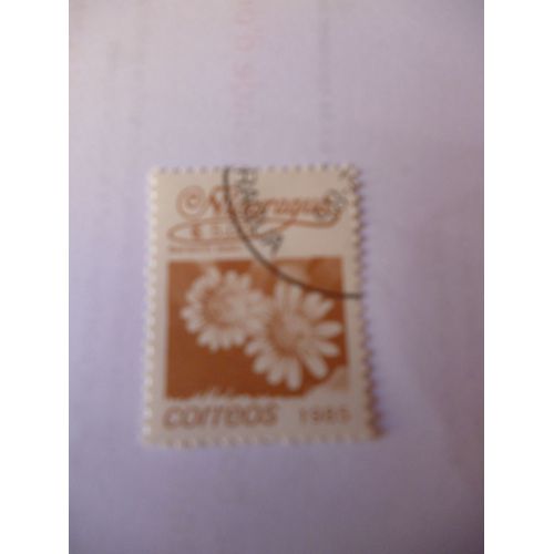 Timbre "Nicaragua :Seneclo Spec 1985".