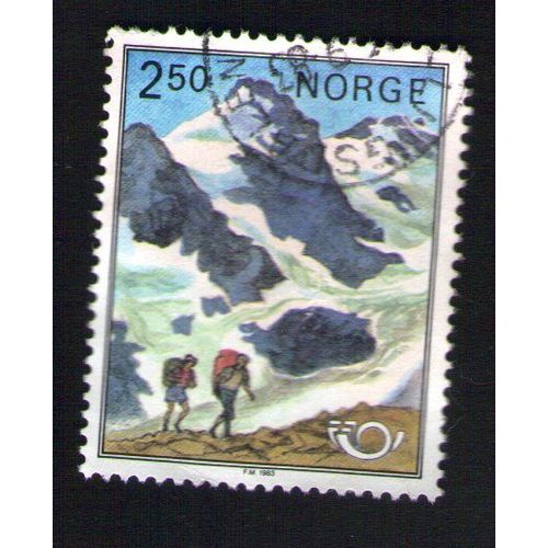 Norvege Oblitération Ronde Used Stamp Alpinistes Montagne 1983