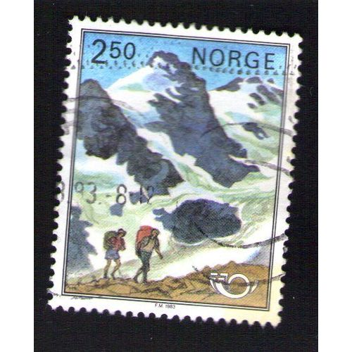 Norvege Oblitéré Used Stamp Alpinistes Montagne 1983