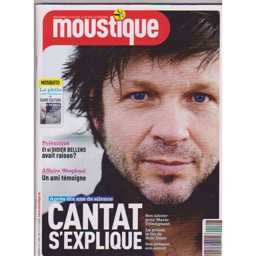 Moustique 4582 Bertrand Cantat Frank Michael Doria Tillier Guillaume Gallienne Louis Chedid Rechauff