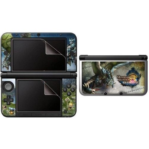 Skin 'monster Hunter 3 + Filtre D'écran - Ultimate' Pour 3ds Xl