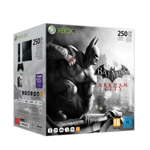 Console Xbox 360 Slim 250 Go + Batman Arkham City