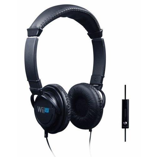 Micro-Casque Noire Pour Wii U