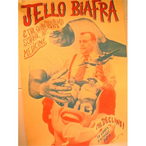 Affiche Serigraphie Jello Biafra Deads Kennedys