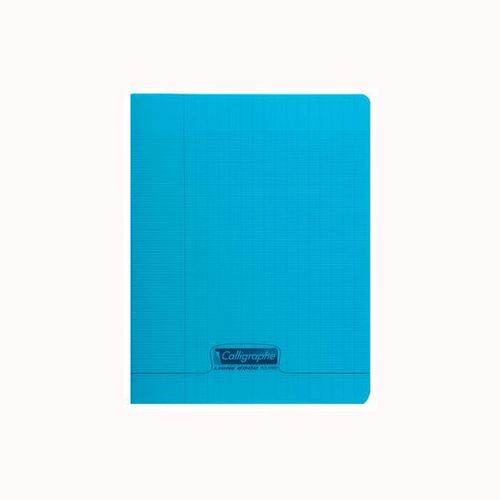 Clairefontaine Cahier Piqué 24x32cm Polypro 96p Séyès 90g Bleu