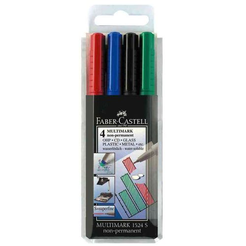 Faber-Castell Marqueur Cd/Dvd Multimark Nonpermanent F, Étui