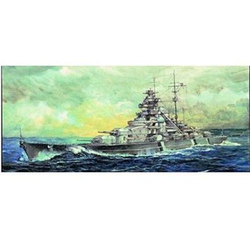 Maquette Bateau : Cuirassé Allemand Bismarck 1941-Trumpeter