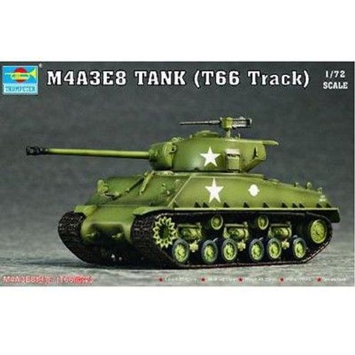 Maquette Char Moyen Us M4a3e8 Sherman-Trumpeter