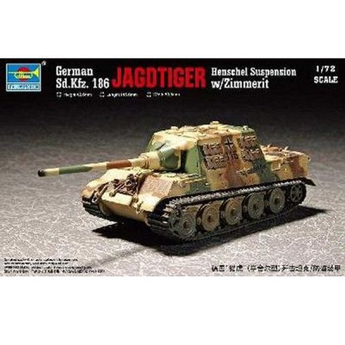 Maquette Char : Sd.Kfz 186 Jagdtiger Avec Zimmerit-Trumpeter
