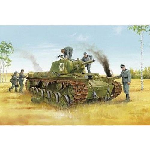 Maquette Char Lourd Lance-Flammes Soviétique Kv-8-Trumpeter