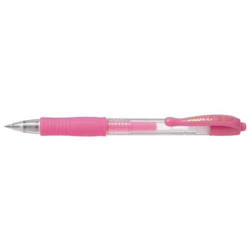 Pilot Stylo Bille À Encre Gel G2 07 Pastel, Rose Pastel