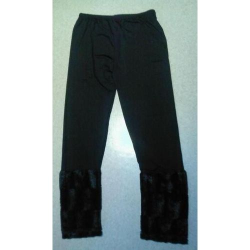Legging Noir Bas Fausse Fourrure - T M - 38/40