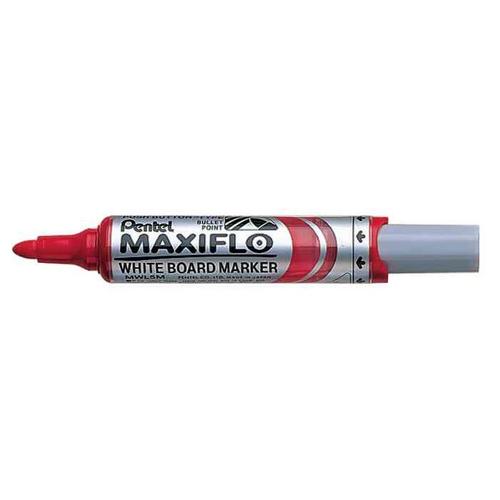 Pentel Marqueur Tableau Blanc Maxiflo Mwl5m Rouge X1