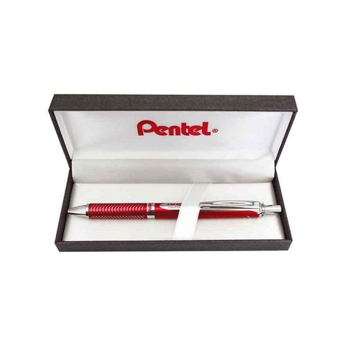Pentel Roller À Encre Gel Energel Sterling Bl407, Rouge