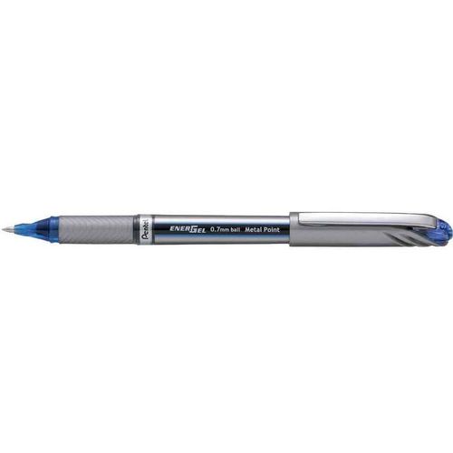 Pentel Stylo Roller Gel Energel Liquid Plus Bl27, Bleu