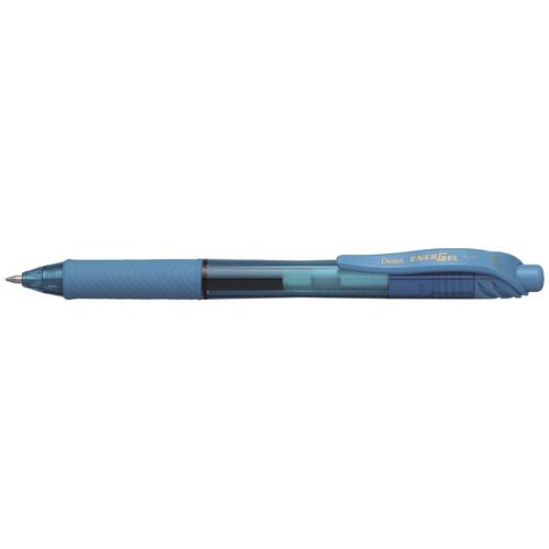 Pentel Roller Encre Gel Liquide Energel-X Bl107, Bleu Clair, Largeur De Tracé: 0,35 Mm