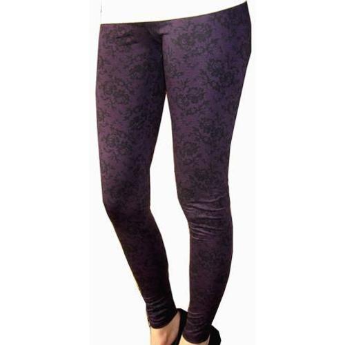 Legging Blueberry Imprimé Dentelle Baroque- T42/14