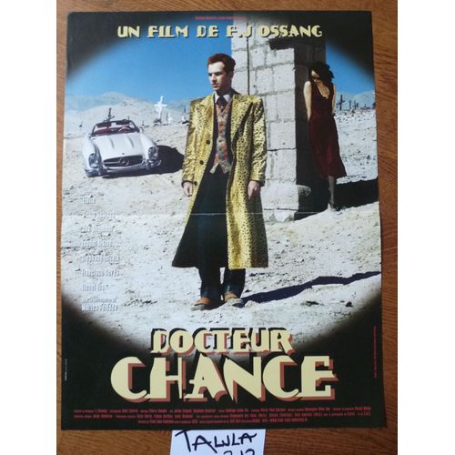 Docteur Chance De F.J. Ossang Avec Joe Strummer, Feodor Atkine...- Affichette Originale De Cinéma 40 X 60 Cm