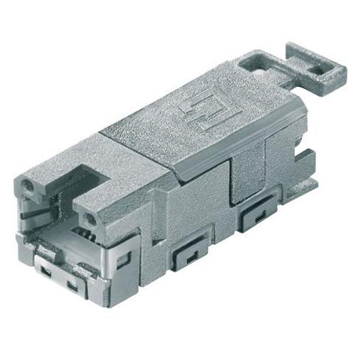 28345775 1401100810MI BTR E-DAT Industry isolant douille RJ45 pour cloison IP67, système Steadytec