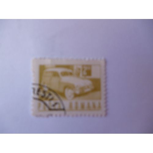Timbre "Posta Romana :Camionnette ".