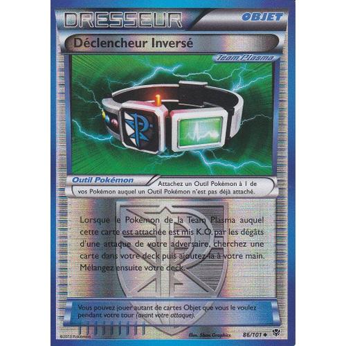 Carte Pokemon - Dresseur Declencheur Inverse - 86/101 - Reverse - Explosion Plasma - Version Francaise -