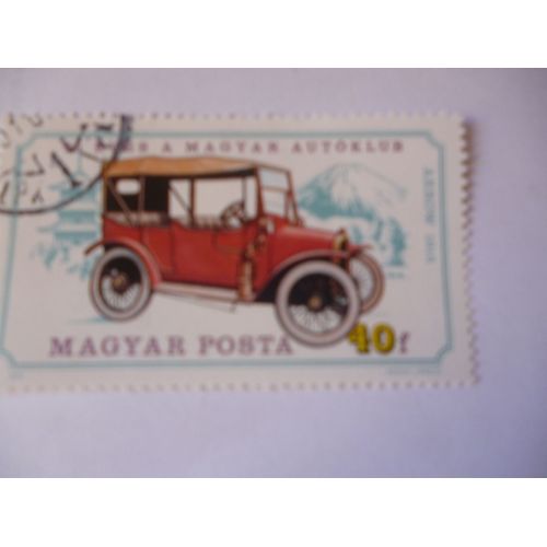 Timbre "Magyar Posta :Arrow 1915 Autoklub ".