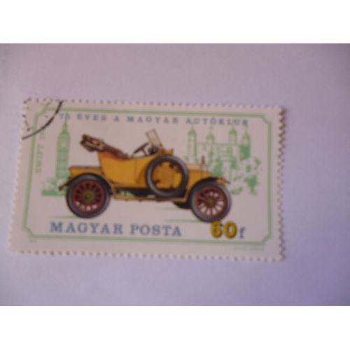 Timbre "Magyar Posta :Swift :75 Ans Autoklub".