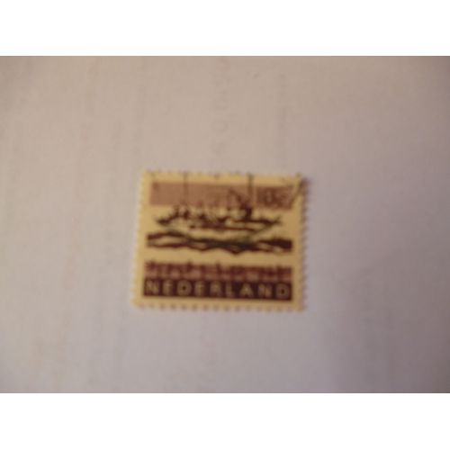 Timbre "Nederland : Bateau".