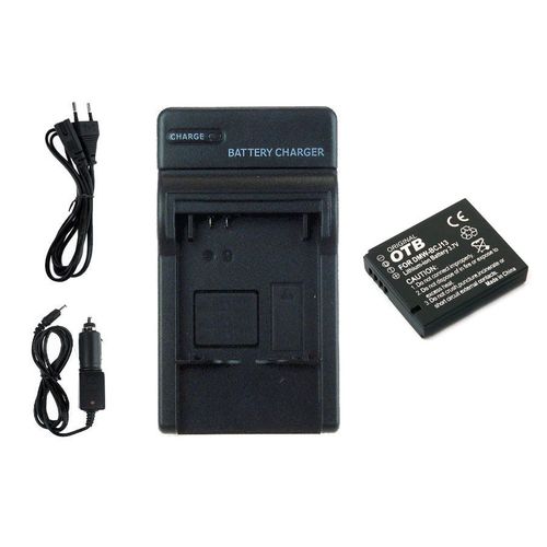 Batterie + Chargeur DMW-BCJ13 / BCJ13E pour Panasonic Lumix DMC-LX5, LX7