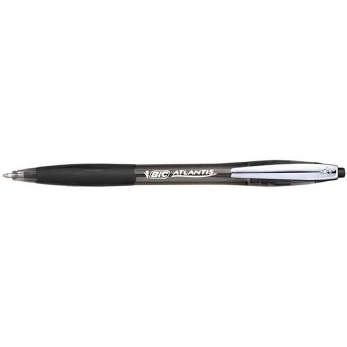 Bic Stylo À Bille Rétractable Atlantis Premium 1.0, Noir