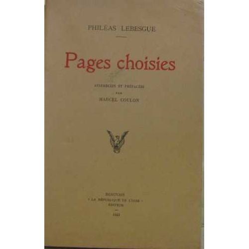 Pages Choisies