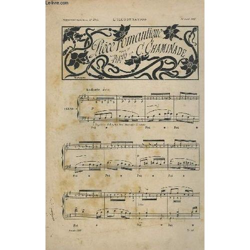 L'illustration N° 16 : Piece Romantique Pour Piano + Berceuse De Charles 1° Pour Piano / Violon / Violoncelle.