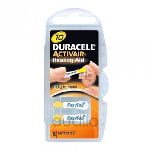 Piles Auditives Duracell Activair 10 