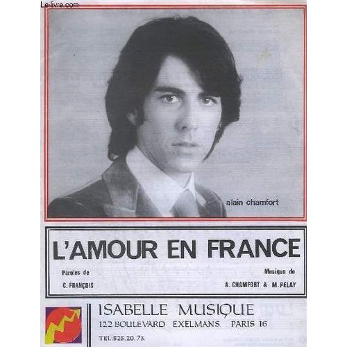 L'amour En France - Piano + Chant + Chant Si B + Guitare Electrique + Chant Mi B + Guitare Basse.